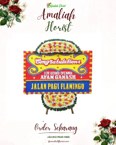 Bunga Papan Congratulation di Kelating